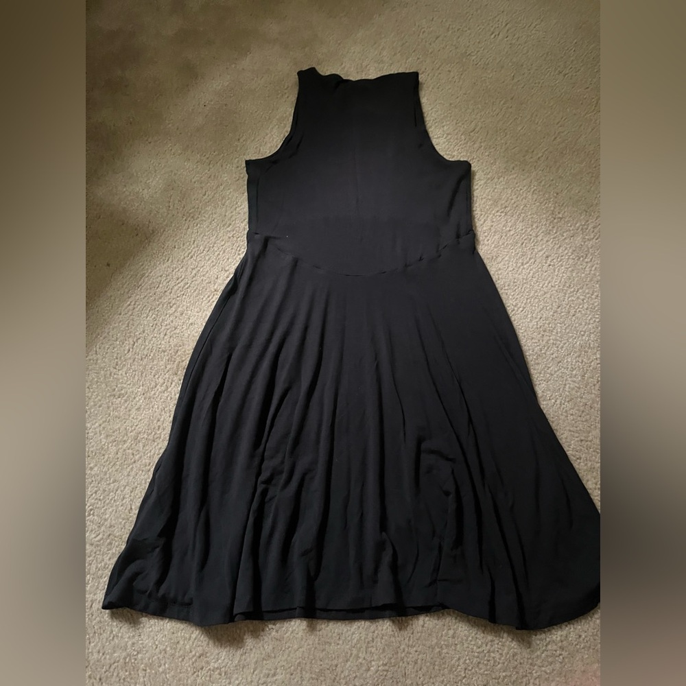 Athleta XS Black Santorini High Neck Dress